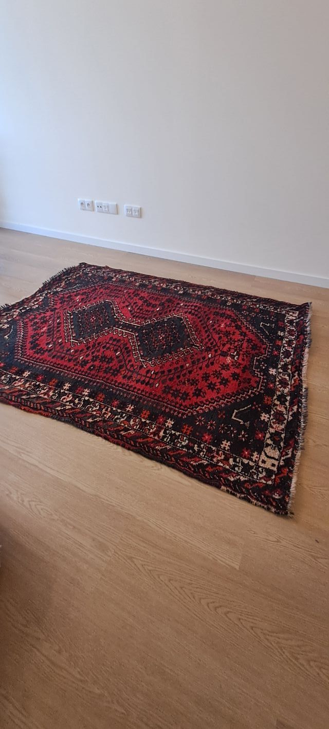 Alfombra Persa Shiraz Lana Hecha a Mano