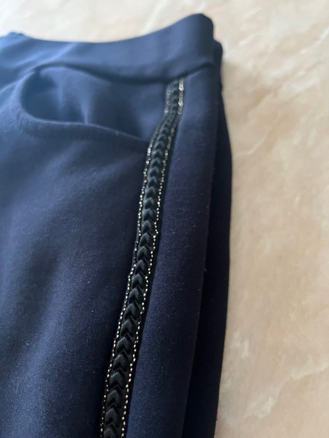 Pantaloni tuta blu donna tg M