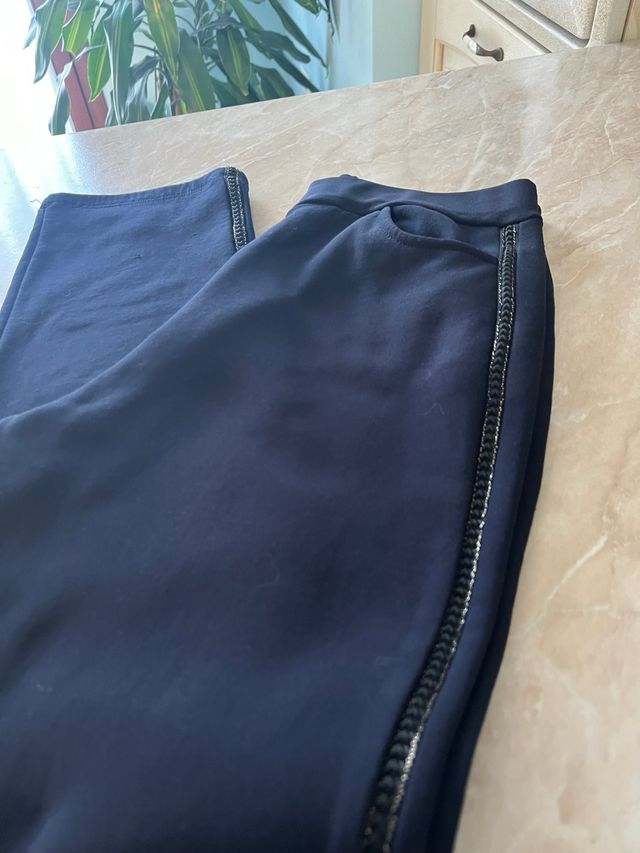Pantaloni tuta blu donna tg M