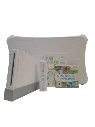 Nintendo Wii + Mando + Wii Fit Plus y Wii Sports