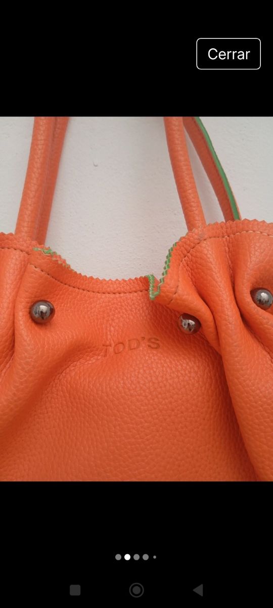 Bolso Tod's Naranja y Verde