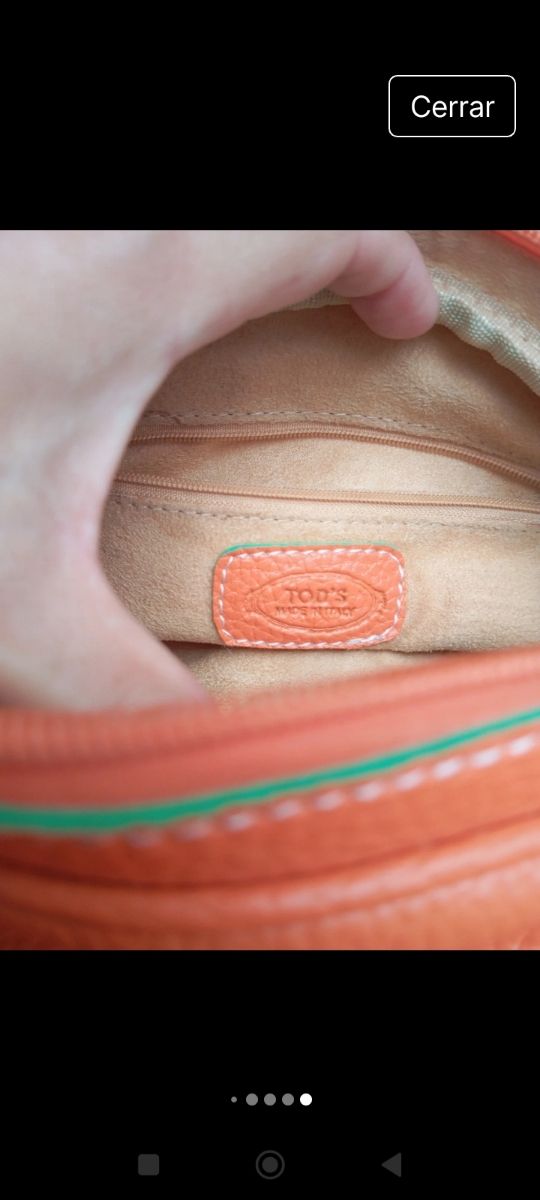 Bolso Tod's Naranja y Verde