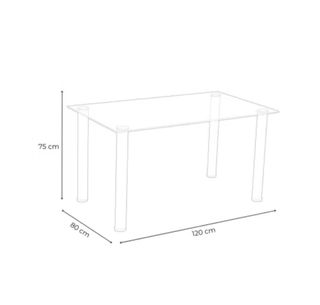 Mesa de cristal