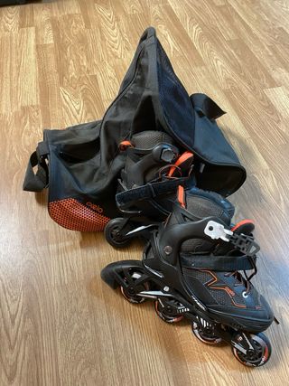 Patines en línea ajustables para niño y mochila