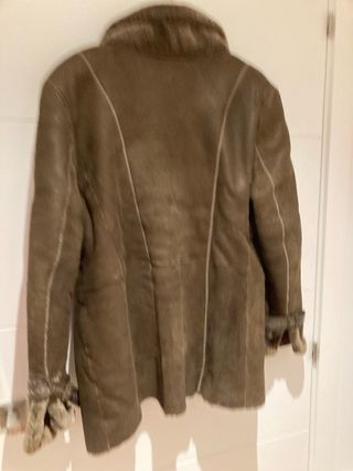 Chaquetón de mouton marrón