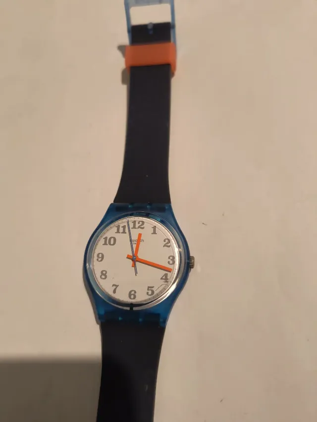 Reloj Swatch Mujer 33mm Azul/Naranja