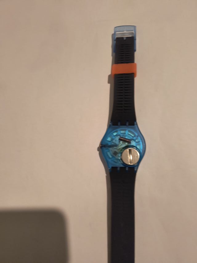 Reloj Swatch Mujer 33mm Azul/Naranja