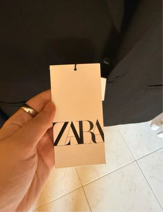 Americana Zara Negra Nueva