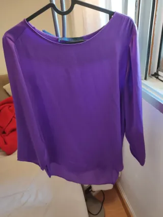 Blusa morada talla S