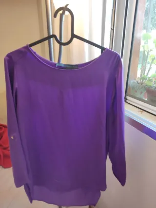 Blusa morada talla S