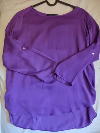 Blusa morada talla S