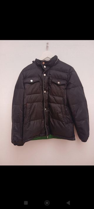 Chaquetón de plumas negro