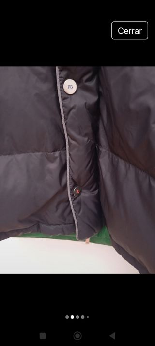 Chaquetón de plumas negro