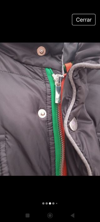 Chaquetón de plumas negro