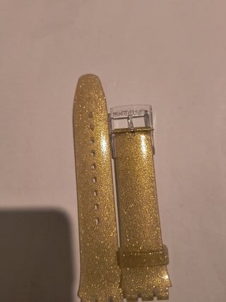 Correa Swatch Dorada 19mm