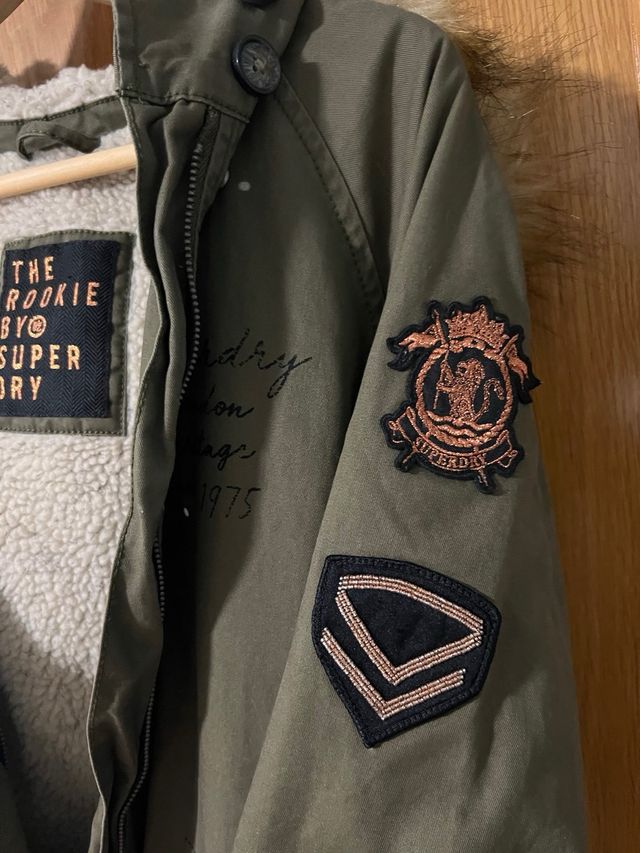 Chaqueta parka the rookie Superdry verde