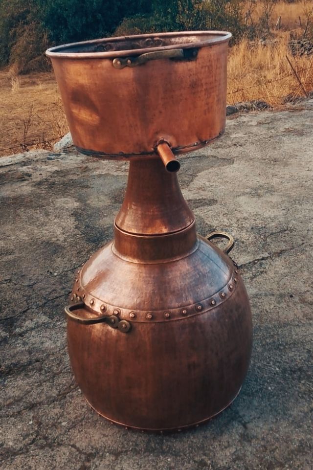 Alquitara 100 litros. Alambique.