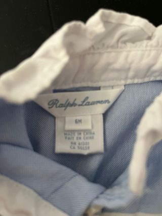 Vestido y braguita Ralph Lauren 6 meses
