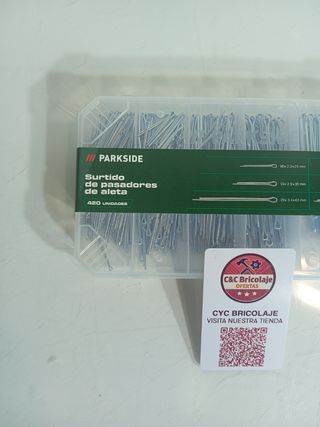Parkside Surtido Pasadores de Aleta 420 Unidades