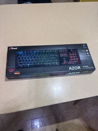 Teclado Trust AZOR PC Laptop Iluminado