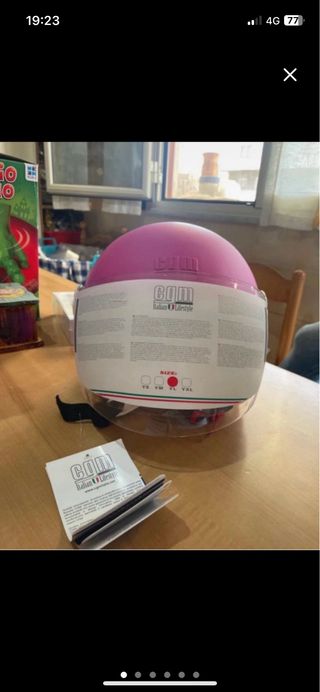 Casco CGM rosa YL