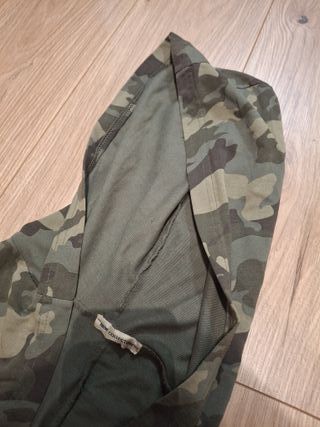 Parka camuflaje tela
