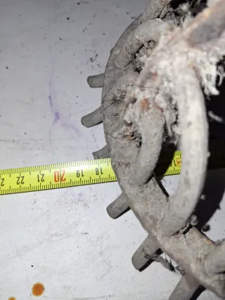 Reja de tortuga para alcantarilla antigua