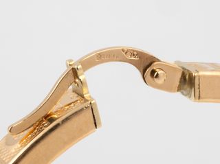 argollas oro 18k