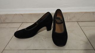 Zapatos Flamenco Principiantes Negro