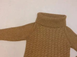 Jersey Massimo Dutti Mujer Marrón Dorado