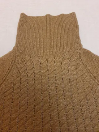 Jersey Massimo Dutti Mujer Marrón Dorado