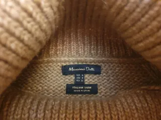 Jersey Massimo Dutti Mujer Marrón Dorado