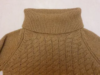 Jersey Massimo Dutti Mujer Marrón Dorado