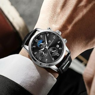 Reloj Hombre Cronógrafo Negro