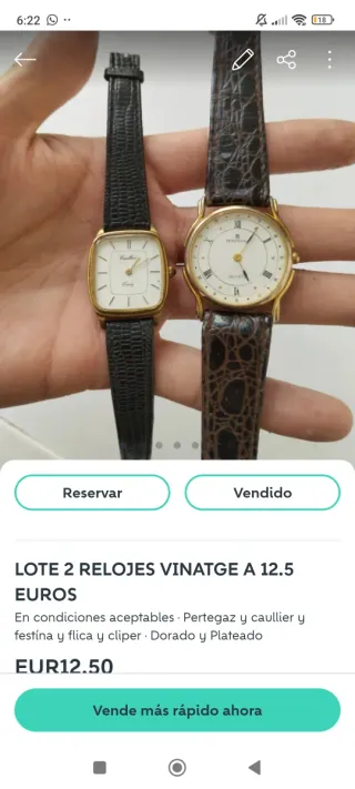 3 relojes.... 2 no Funcionan y 1 funcionando