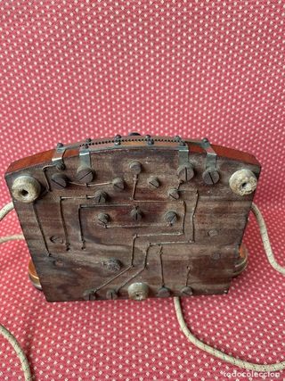 Teléfono antiguo 1895 placa vibrante