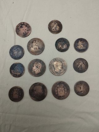 Lote de monedas antiguas