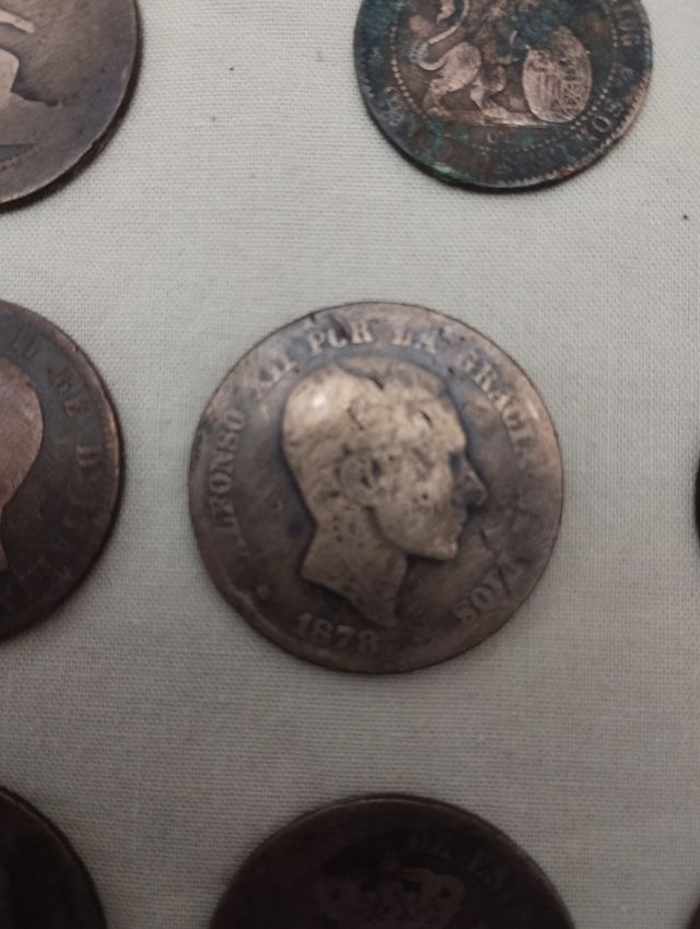 Lote de monedas antiguas