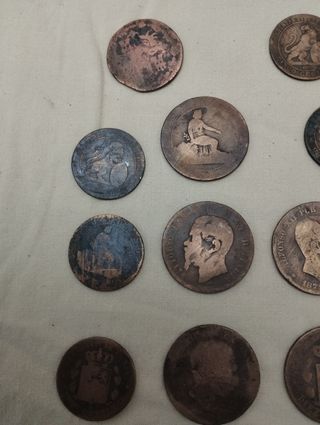 Lote de monedas antiguas