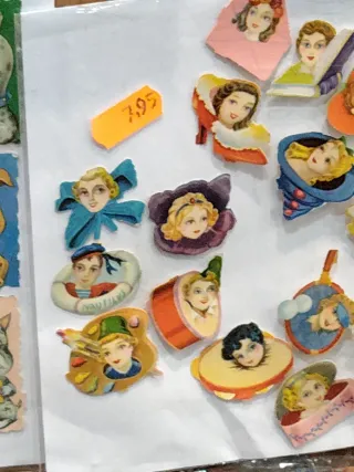 18 cromos antiguos originales