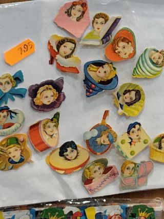 18 cromos antiguos originales