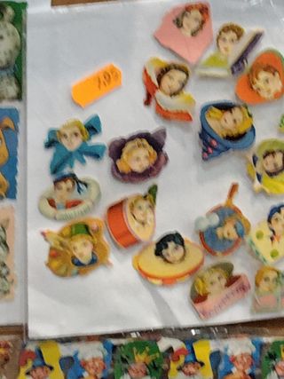 18 cromos antiguos originales