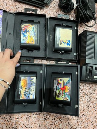 Sega Mega Drive Consola Negra + Juegos