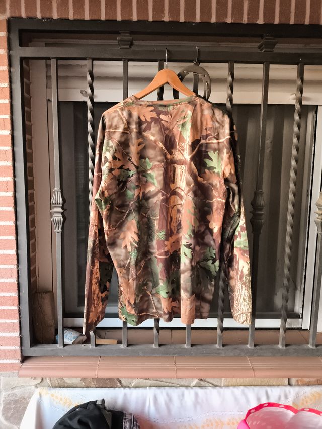 Camiseta Realtree Solognac XXL Caza Manga Larga