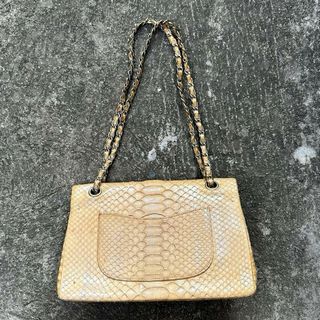Borsa Chanel Vintage Snake in pelle