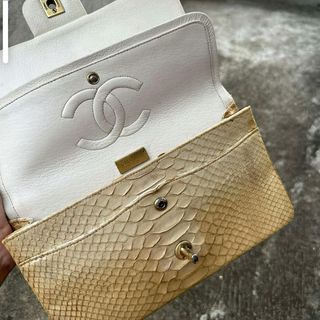 Borsa Chanel Vintage Snake in pelle
