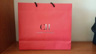 Camisa Carolina Herrera Talla 16 Azul oscuro