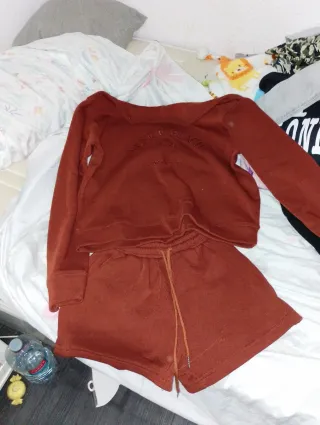 Conjunto chándal marrón
