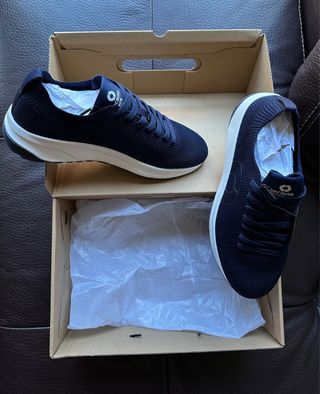 Zapatillas Ecoalf Azul Marino y Blanco (Talla 40)