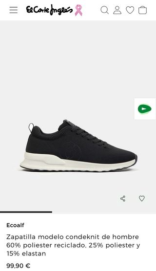 Zapatillas Ecoalf Azul Marino y Blanco (Talla 40)